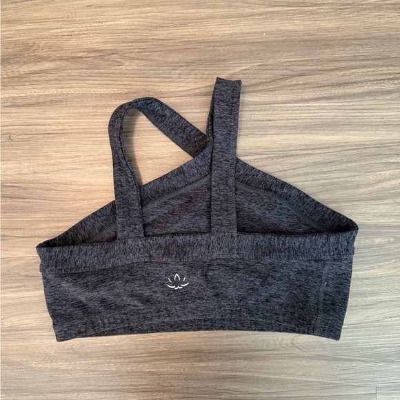 Beyond Yoga Spacedye Charcoal Strappy Sports Bra size M - Picture 5 of 5